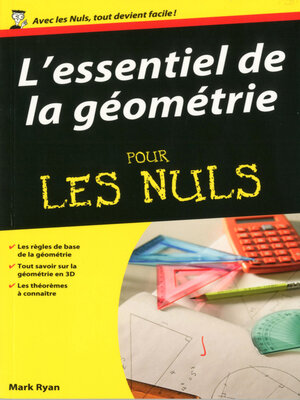 cover image of Essentiel de la géométrie Pour les Nuls